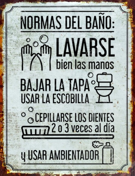 Normas del baño
