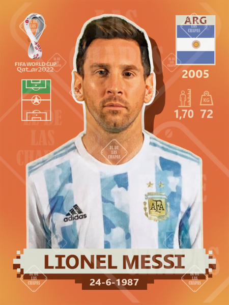 Figurita Messi