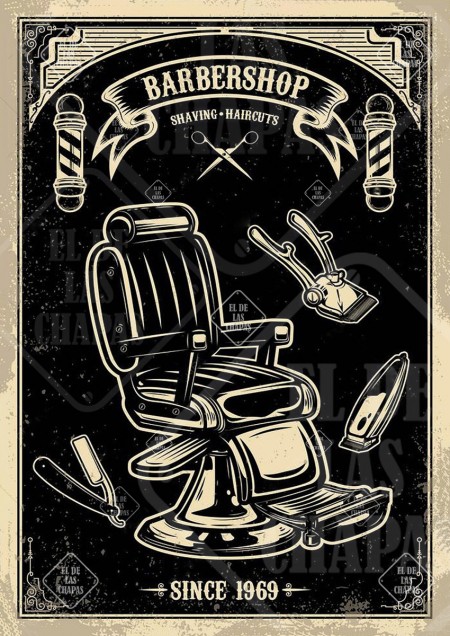 Barberia - sillón antiguo